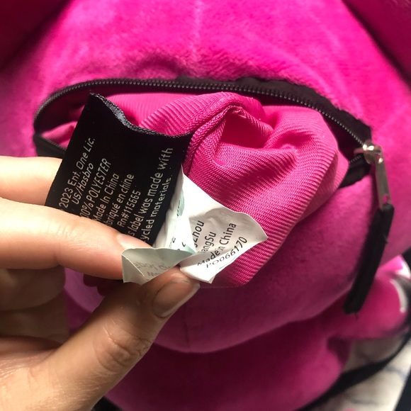 New w/o Tags!  - Skelanimals Jack Pink Cat Plush Backpack Official - Picture 5 of 5